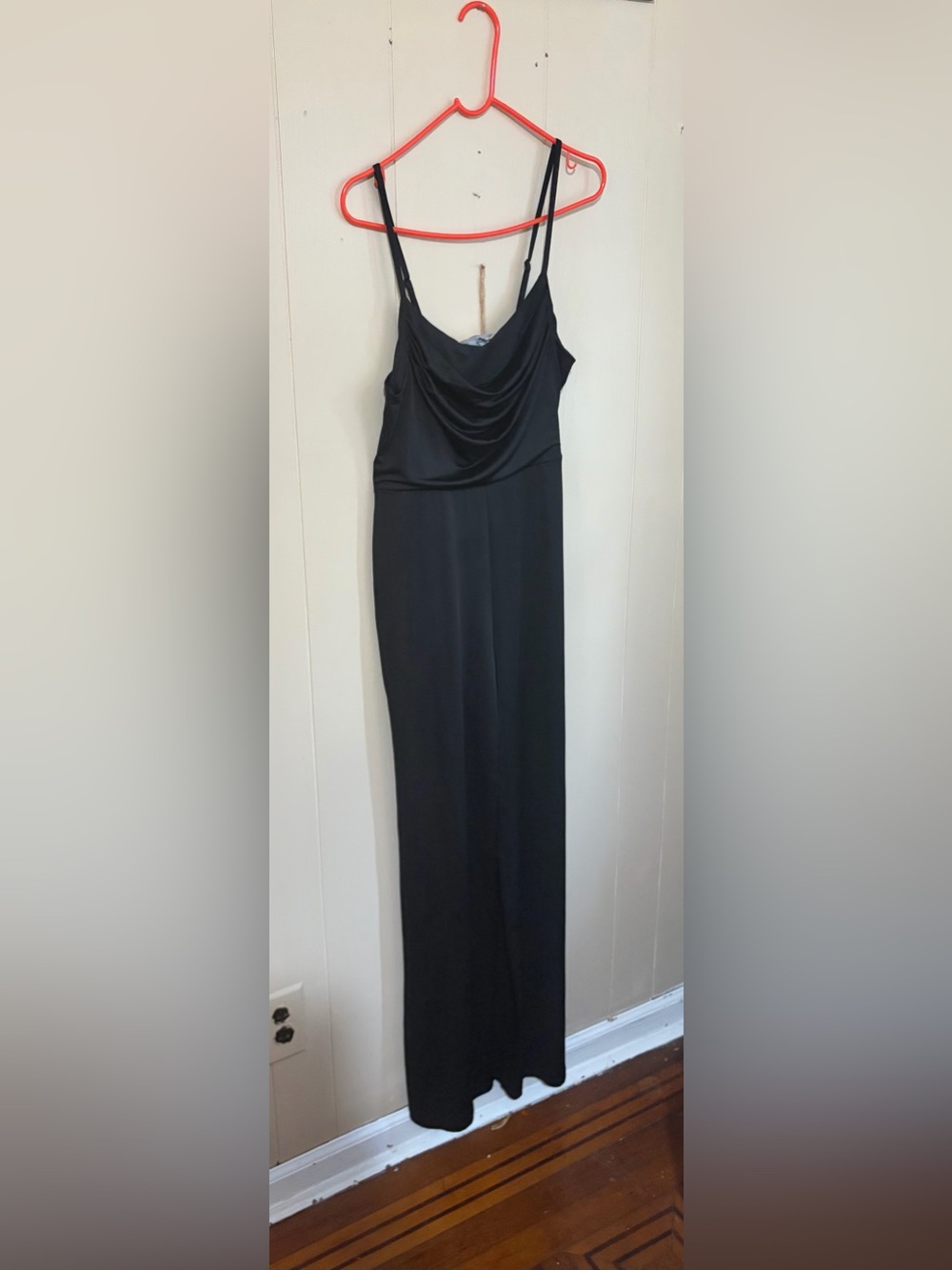 Almost Famous Black Sleeveless
Straight Leg Jumpsuit Size
Medium New NWT